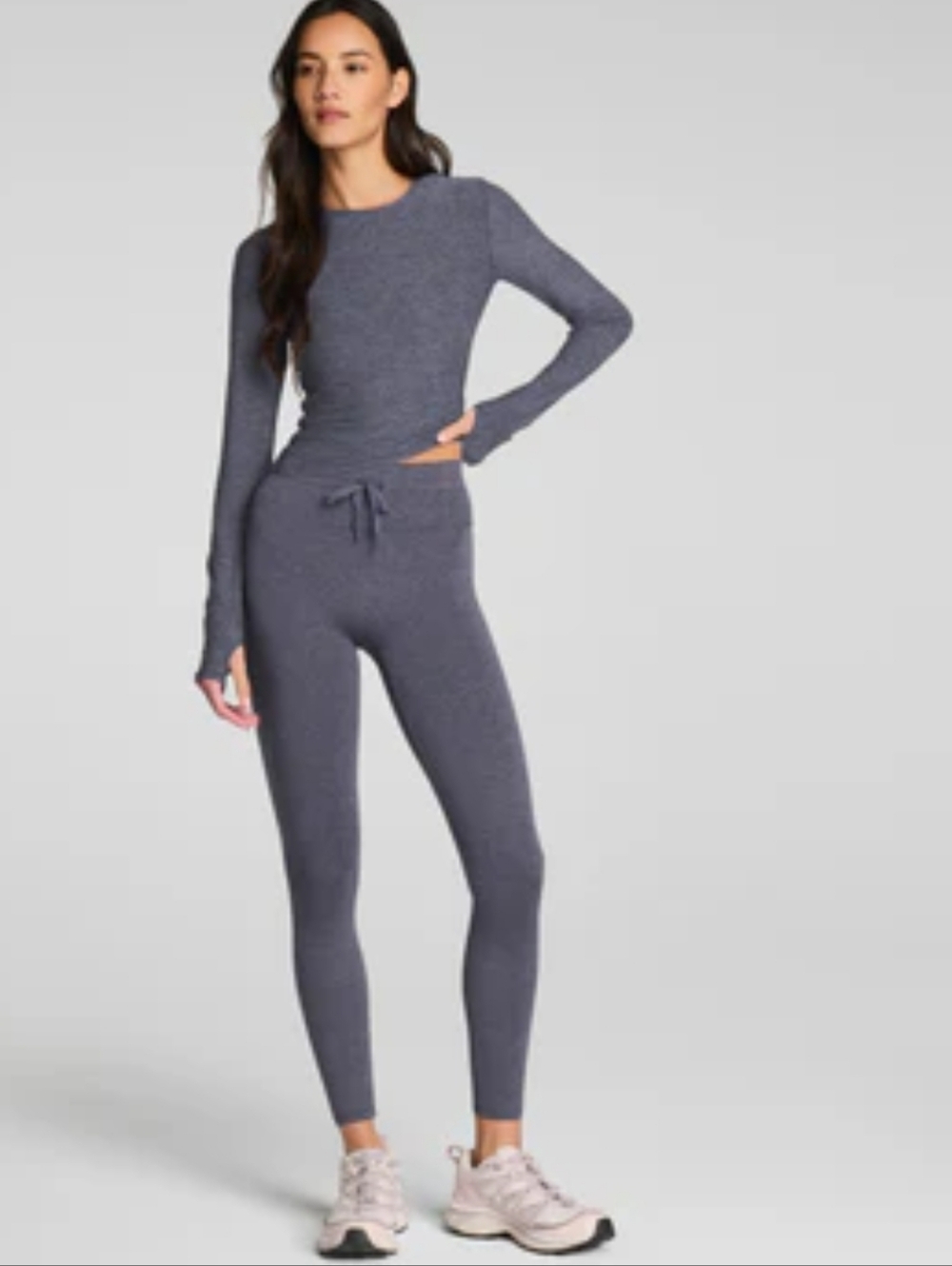 SPANXsupersmooth SoftStretch Full-Length Leggings Pewter
